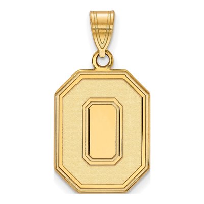 Ohio State University Gold-Plated Sterling Silver Large Letter O Pendant