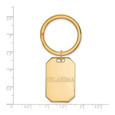 Oklahoma Sooners Gold-Plated Key Ring – view 2
