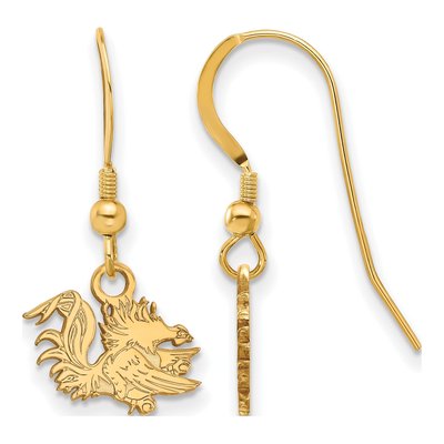 University of South Carolina Gold-Plated Sterling Silver Gamecock Earrings