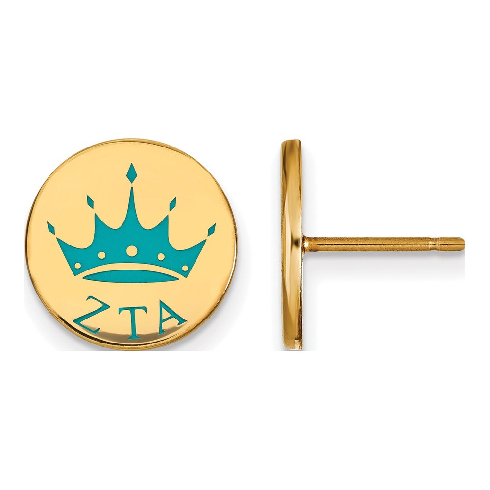 Zeta Tau Alpha Sorority Symbol Earrings