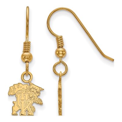 University of Kentucky Gold-Plated Sterling Silver Wildcat Earrings