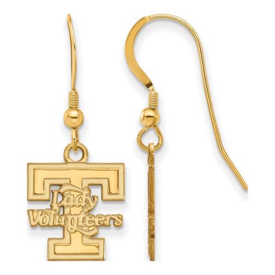 University of Tennessee Gold-Plated Sterling Silver Of Vols Earrings