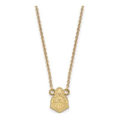 Purdue University Gold-Plated Sterling Silver Small Boilermakers Necklace