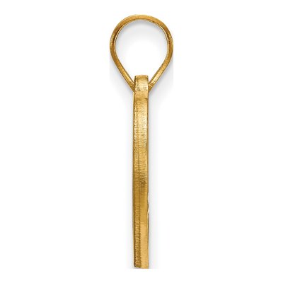 Wake Forest University Gold-Plated Sterling Silver Medium Deacon Heart Pendant – view 2