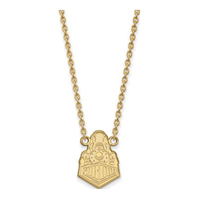 Purdue University Gold-Plated Sterling Silver Large Boilermakers Necklace