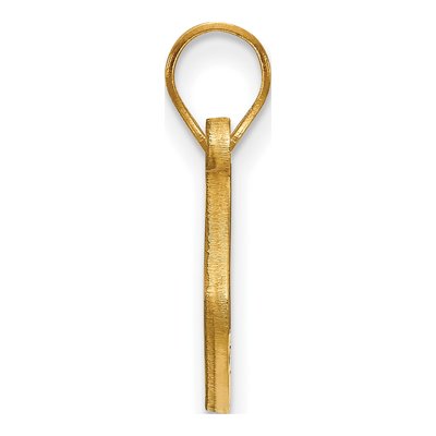 Wake Forest University Gold-Plated Sterling Silver Medium Deacon Football Pendant – view 2
