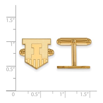 Illinois Fighting Illini Cuff Links – view 2