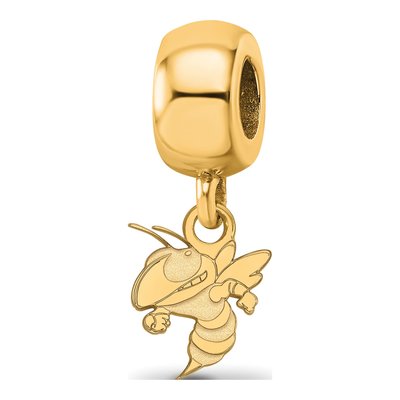 Georgia Tech Yellow Jacket Dangle Bead Charm