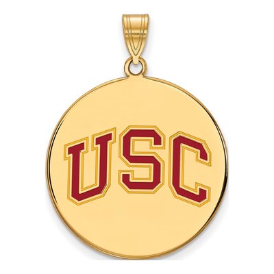 USC Trojans Extra Large Enamel Disc Pendant