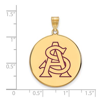 Arizona State Sun Devils Enamel Disc Pendant – view 2