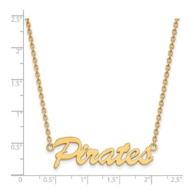 East Carolina Pirates Script Pendant Necklace – view 2