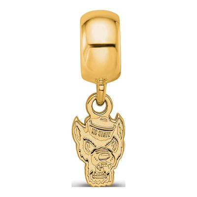 NC State Wolf Dangle Bead Charm – view 4