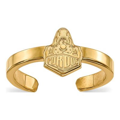Purdue University Gold-Plated Sterling Silver Boilermakers Toe Ring