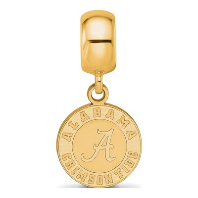 University of Alabama Gold-Plated Sterling Silver Small Crimson Tide Dangle Bead – view 4