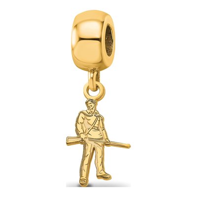 WVU Mountaineers Dangle Bead Charm