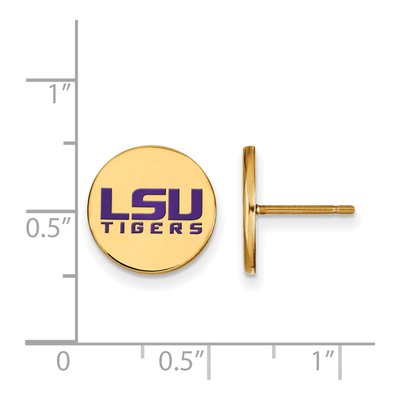 LSU Tigers Enamel Disc Earrings – view 2
