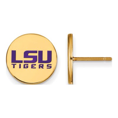 LSU Tigers Enamel Disc Earrings