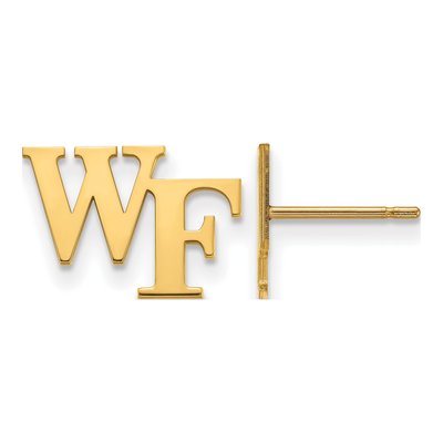 Wake Forest University Gold-Plated Sterling Silver Stud Earrings