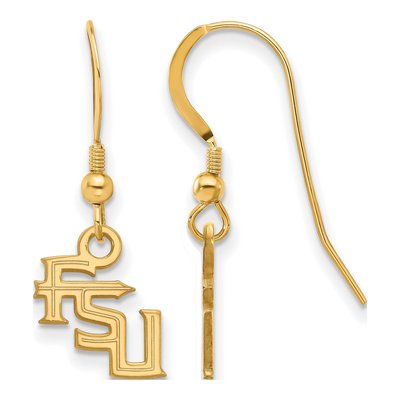 Florida State University Gold-Plated Sterling Silver FSU Earrings