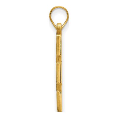 University of Michigan Gold-Plated Sterling Silver Large Letter M Pendant – view 2