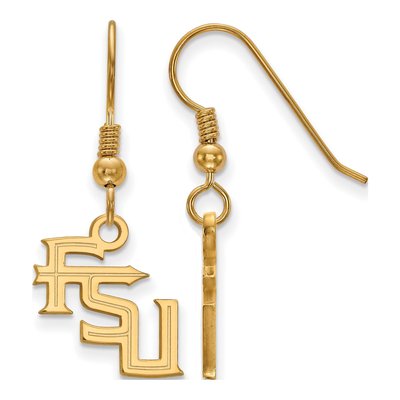 Florida State University Gold-Plated Sterling Silver FSU Earrings