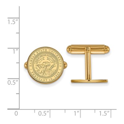 Kansas State University Crest Cuff Links – view 2