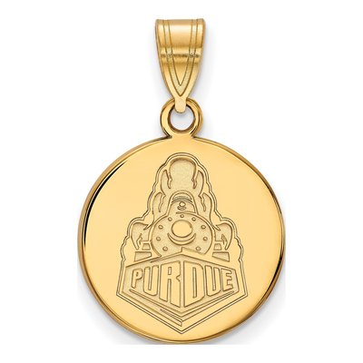 Purdue University Gold-Plated Sterling Silver Medium Boilermakers Pendant