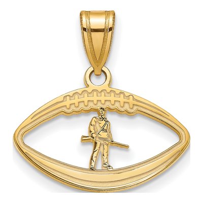 WVU Mountaineers Football Pendant