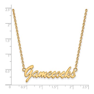 South Carolina Gamecocks Script Pendant Necklace – view 2