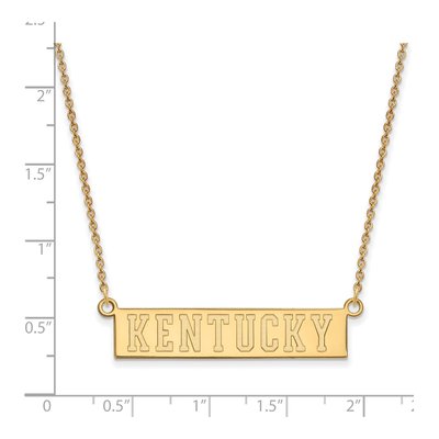 University of Kentucky Gold-Plated Sterling Silver Small Of Bar Necklace – view 2