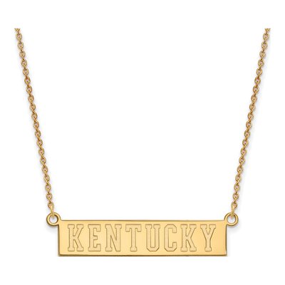 University of Kentucky Gold-Plated Sterling Silver Small Of Bar Necklace
