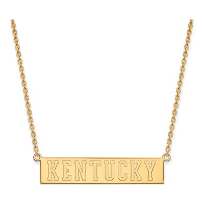 University of Kentucky Gold-Plated Sterling Silver Large Bar Necklace