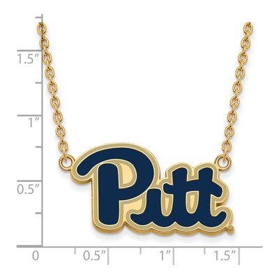 Pitt Panthers Enameled Pendant Necklace – view 3