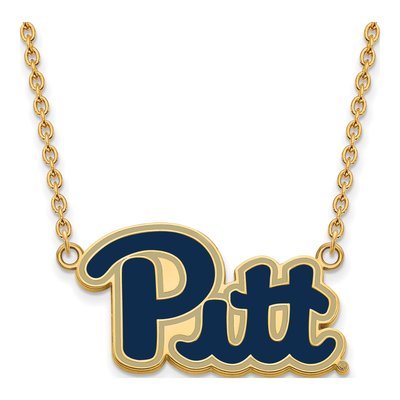 Pitt Panthers Enameled Pendant Necklace