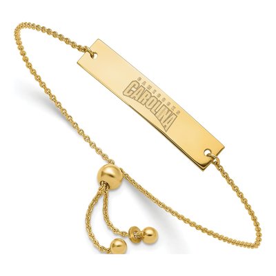 University of South Carolina Gold-Plated Sterling Silver Bar Bracelet