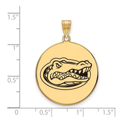University of Florida Gators XL Enameled Disc Pendant – view 2