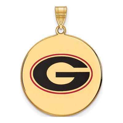 University of Georgia Gold-Plated Sterling Silver Extra Large Enamel Letter G Pendant