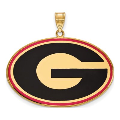 University of Georgia Gold-Plated Sterling Silver Extra Large Letter G Pendant
