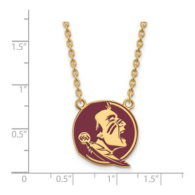 FSU Seminoles Enameled Pendant Necklace – view 2