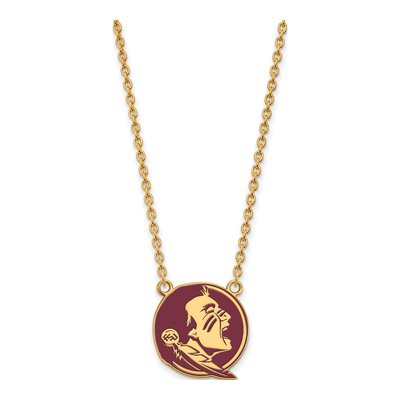 FSU Seminoles Enameled Pendant Necklace