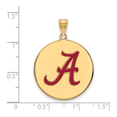Alabama Crimson Tide Extra Large Letter A Pendant – view 2