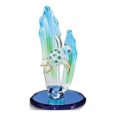 Sea Turtle Handcrafted Glass Figurine