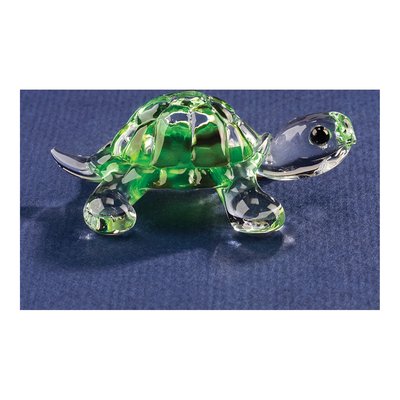 Handcrafted Green Turtle Glass Figurine Gift – view 4