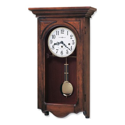 Howard Miller Jennelle Cherry Chiming Wall Clock