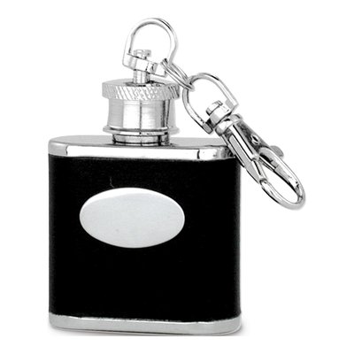 Rebel Steel Key Ring Flask with Funnel