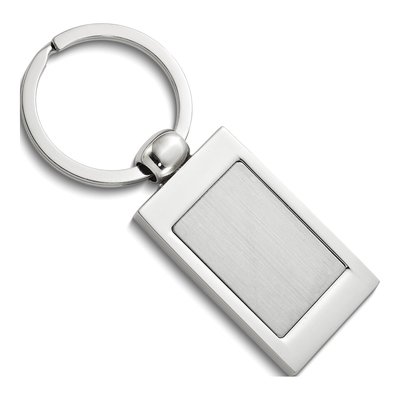 Engravable Rectangle Key Ring