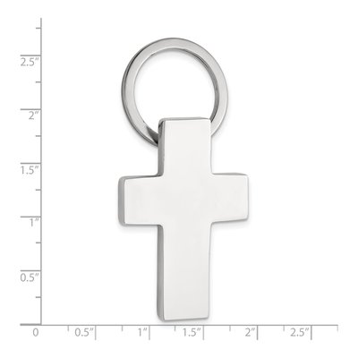 Engravable Cross Key Ring – view 3