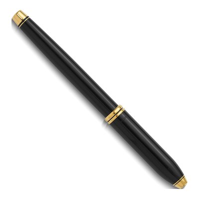 Cross Townsend Black Lacquer Fountain Pen, 23k Gold-Plated – view 2