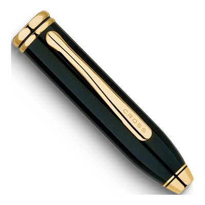 Crossr Townsend Black Lacquer Gold Cap - Pen Cap