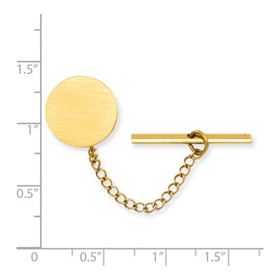 Gold-Plated Engravable Tie Tac – view 3